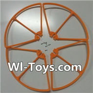 SYMA X8C X8W X8G Parts-18 Outer protect frame(4pcs)-Orange For HD Camera SYMA X8 X8C X8W X8G Quadcopter UFO parts